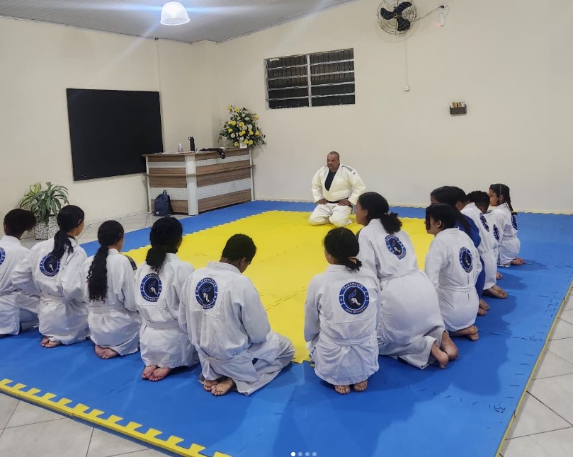 Aulas de Judô no Projeto Manancial